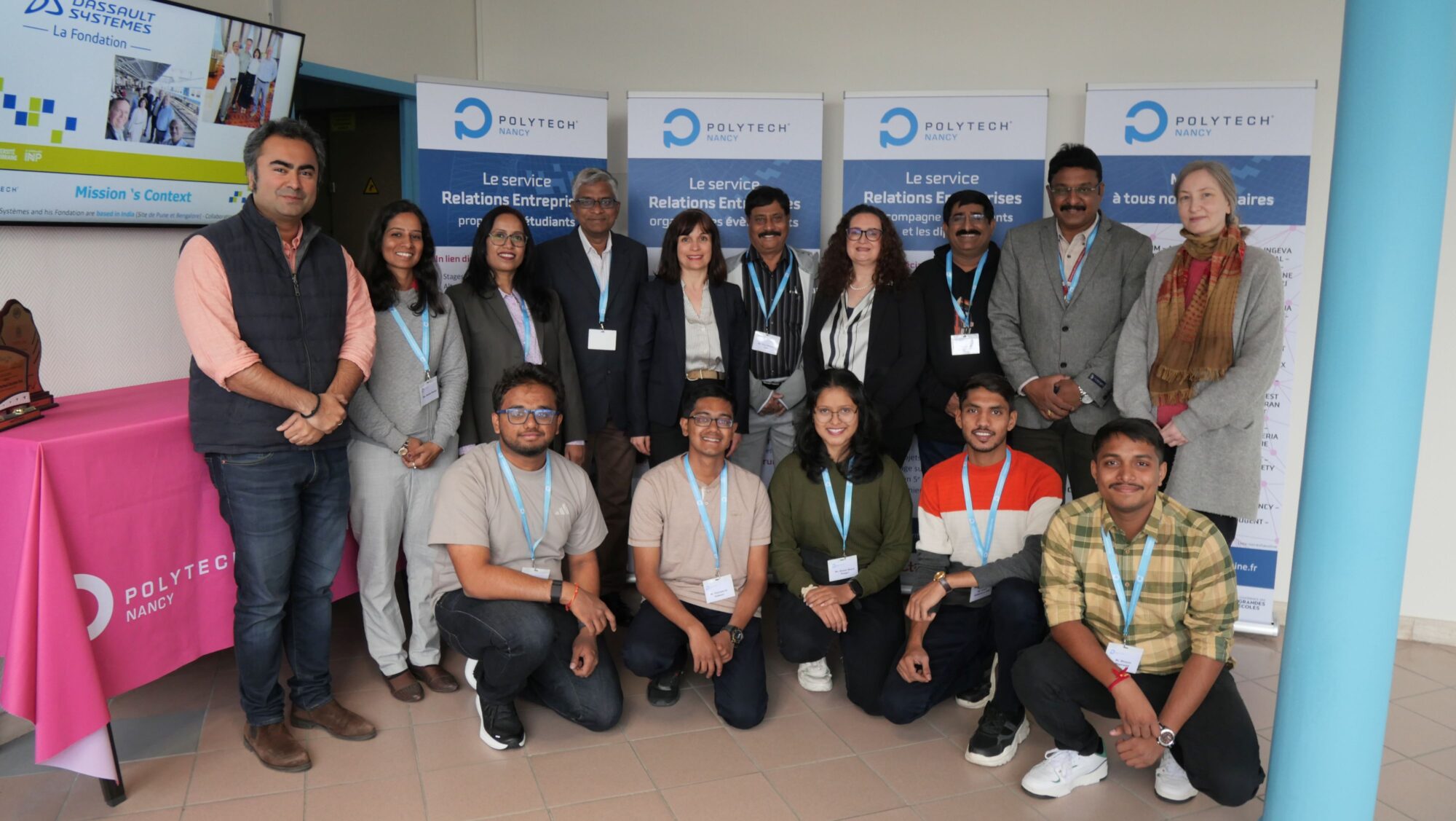 Visite délégation indienne à Polytech Nancy
